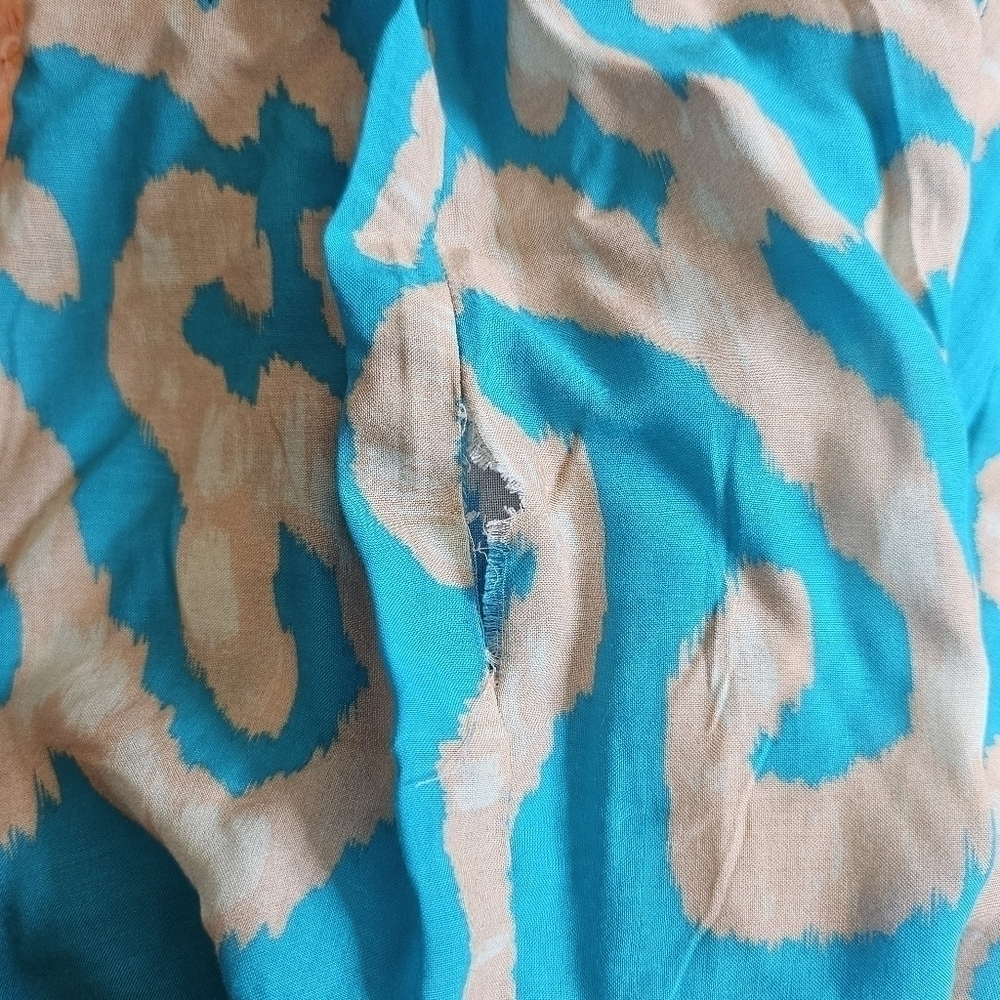 New Zara Flowy Full Length Print Blogger Favorite Pants NWT Medium - Picture 14 of 14